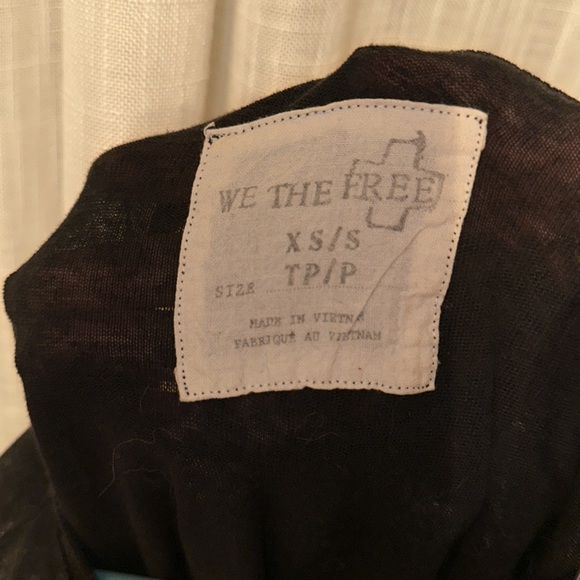 NWOT Free People Oversized Graphic Tee XS/SM - Picture 4 of 6